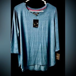 ELLEN TRACY 3/4 SLEEVE SHIRT